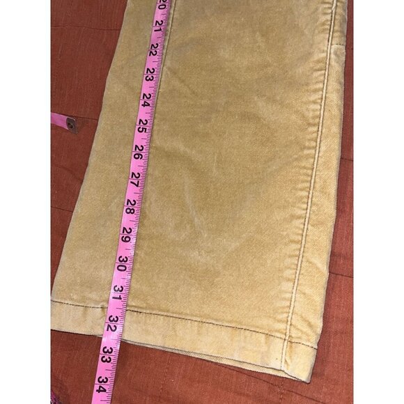 Athleta Corduroy Pants Women's Size 6T Mid Rise Stretch Bootcut 5 Pockets Tan - Picture 6 of 9